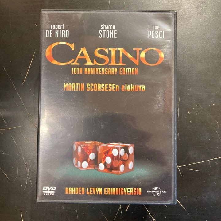 Casino (10th anniversary edition) 2DVD (VG/M-) -draama-